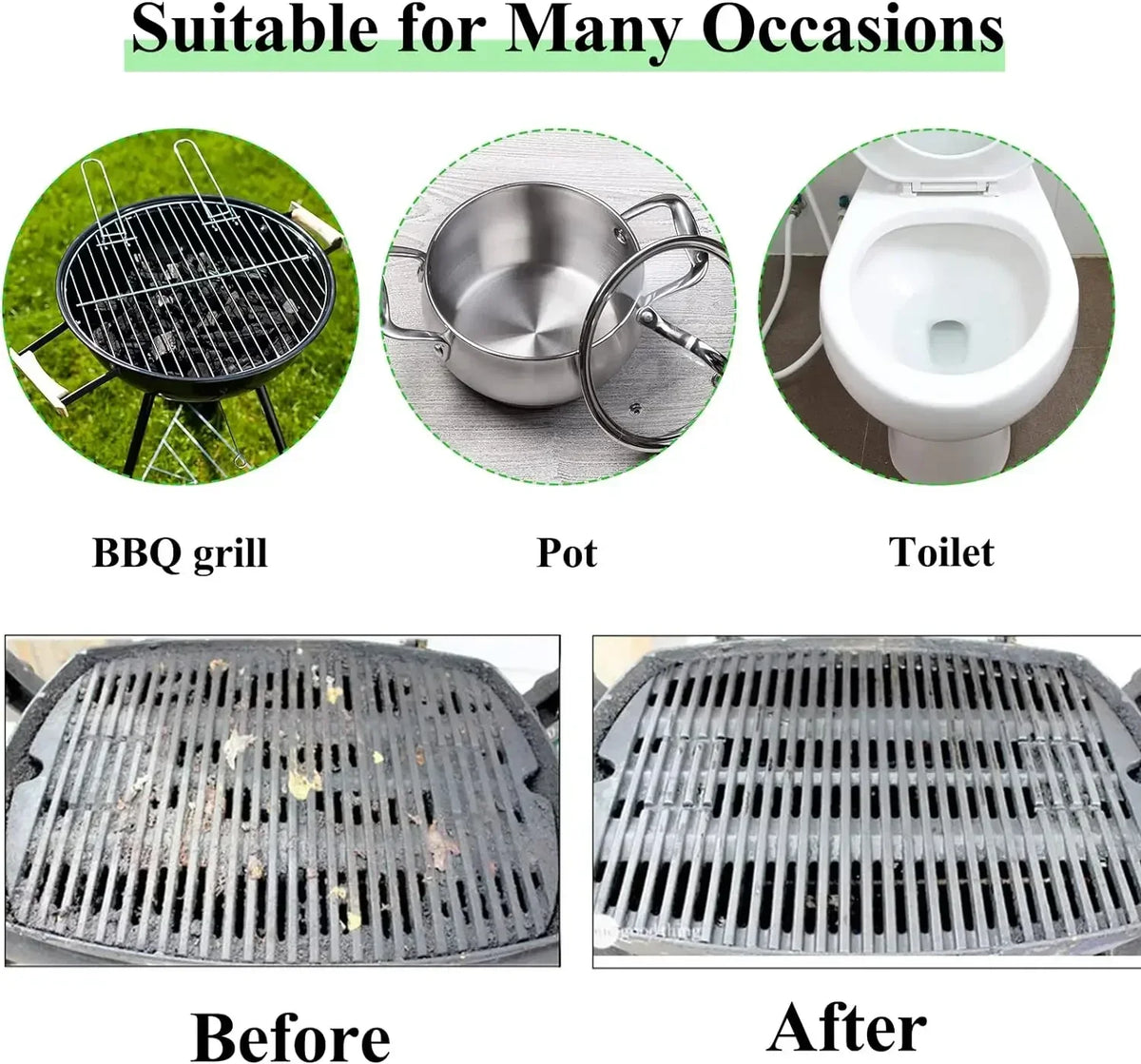 BBQ Grill Cleaning Pumice Bricks – Safe Bristle-Free Cleaner Grill Cleaning Brick Babs
