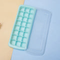 Silicone Ice Cube Tray with Lid – Flexible Easy-Release Mold Ice Cube Tray Babs green