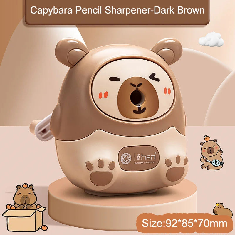 Capybara Kawaii Pencil Sharpener – Cute Kawaii Stationery Pencil Sharpener Babs DB