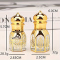 Luxury Gold Glass Roll-On Bottle – 3ml/6ml Refillable Perfume Roll-On Perfume Bottle Babs 3ml