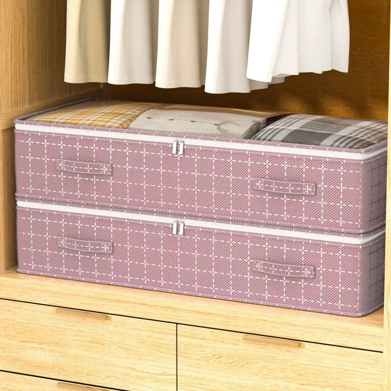 Under Bed Storage Bags – Large Capacity Organizer w/ Clear Window Under Bed Organizer Babs
