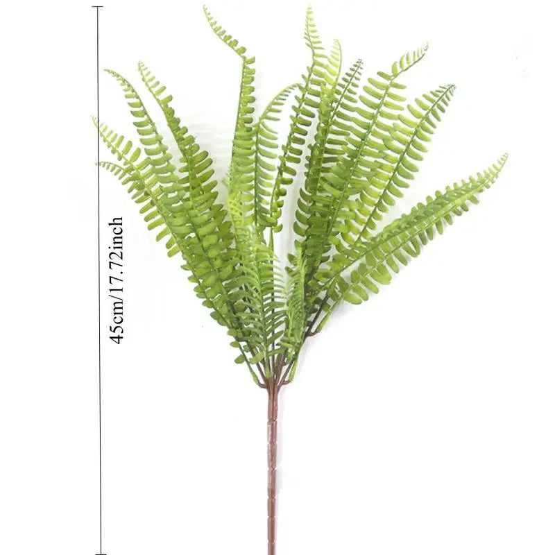 Artificial Persian Leaf Branch – Green Faux Plant for Home & Wedding Artificial Plant Decor Babs 1pc
