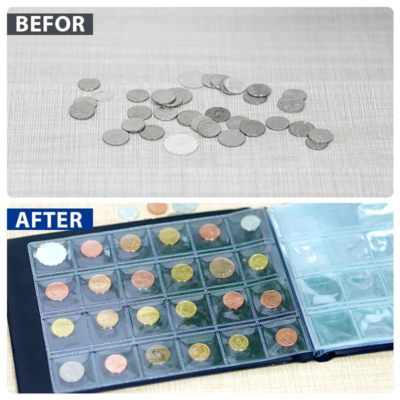 300 Pocket Coin Collection Album Book & Organizer for Collectors Coin Collection Album Babs