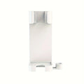 Wall-Mounted Hair Dryer Holder & Styling Tool Storage Rack Hair Tool Wall Rack Babs WHITE
