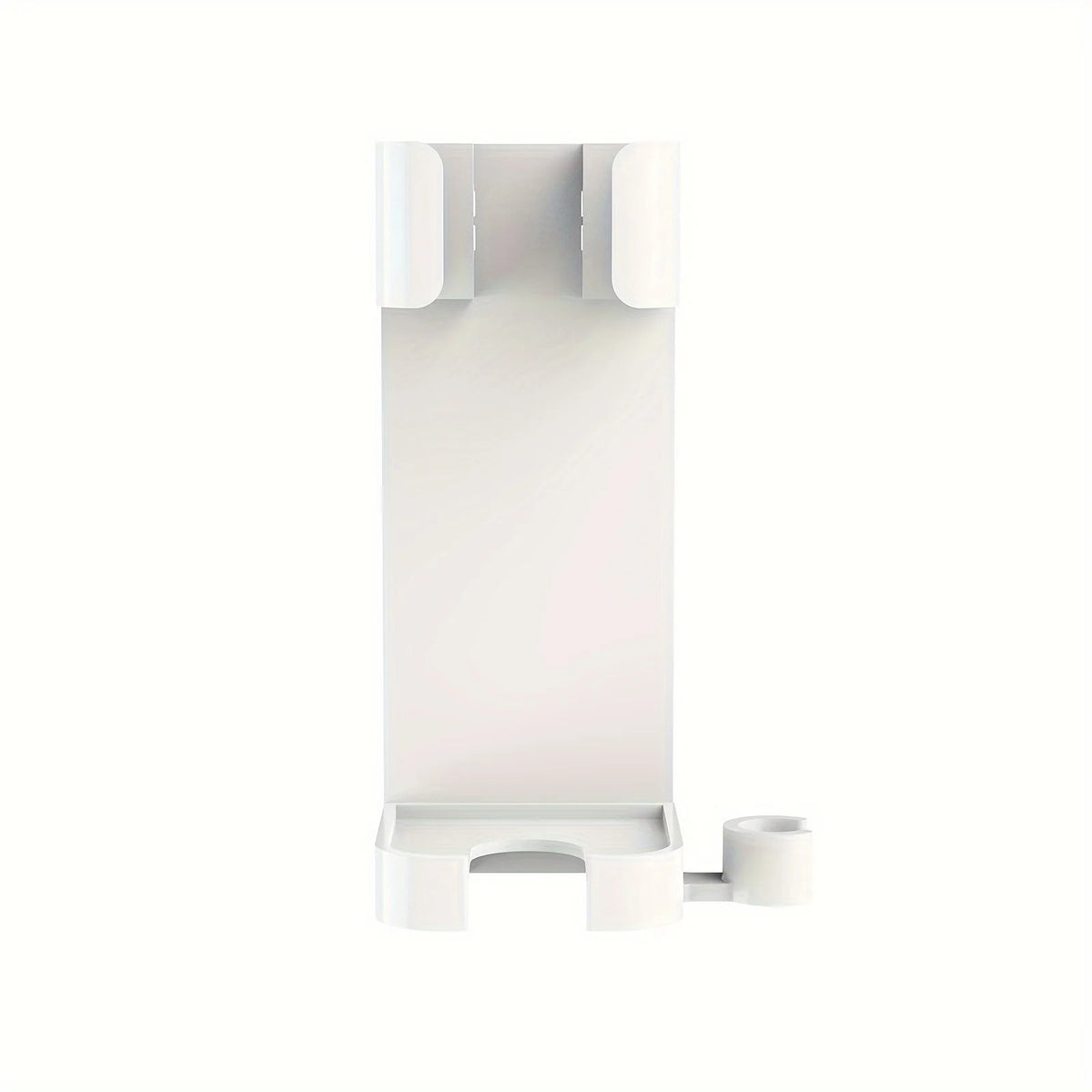 Wall-Mounted Hair Dryer Holder & Styling Tool Storage Rack Hair Tool Wall Rack Babs WHITE