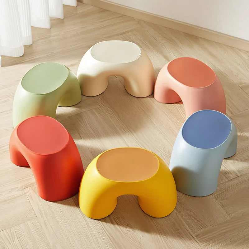Colorful Kids Round Anti-Slip Step Stool for Home & Bathroom Kids Step Stool Babs