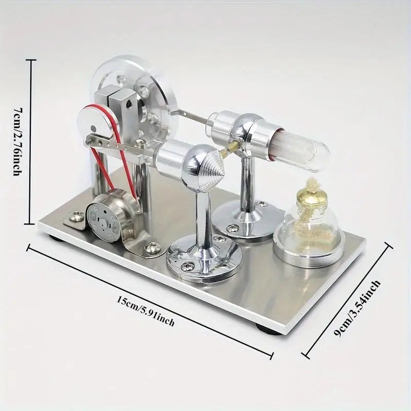 DIY Stirling Engine Model – Metal Physics STEM Education Kit Science Education Kit Babs