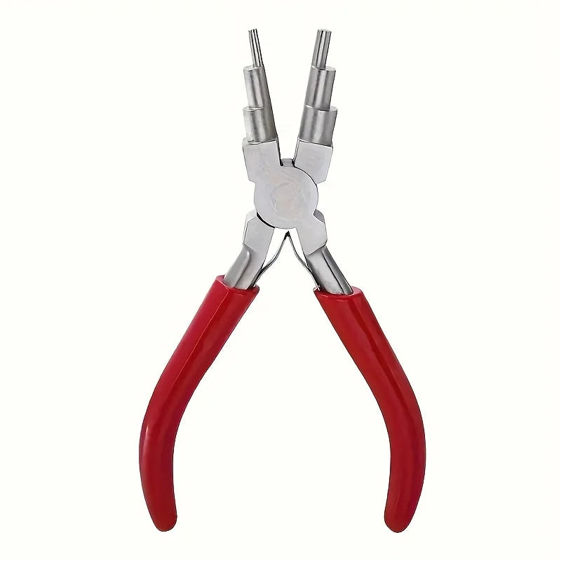 Carbon Steel Round & Needle Nose Pliers – DIY Jewelry Making Jewelry Making Pliers Babs Red