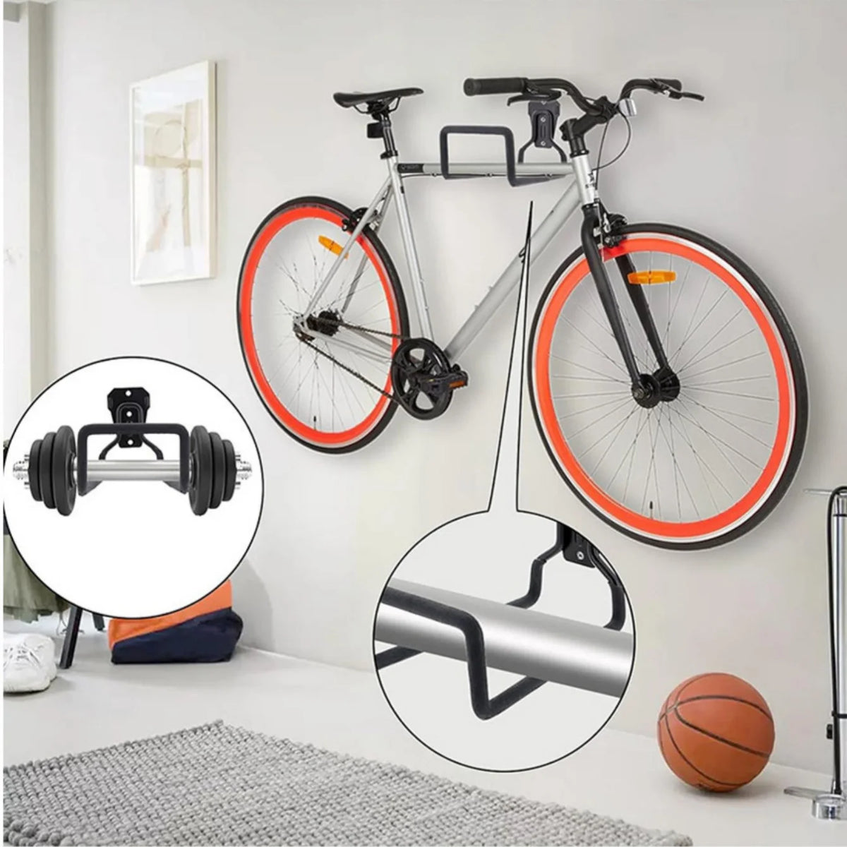 Wall Mount Garden Hose Holder – Metal Bracket Storage Rack Hose Storage Bracket Babs
