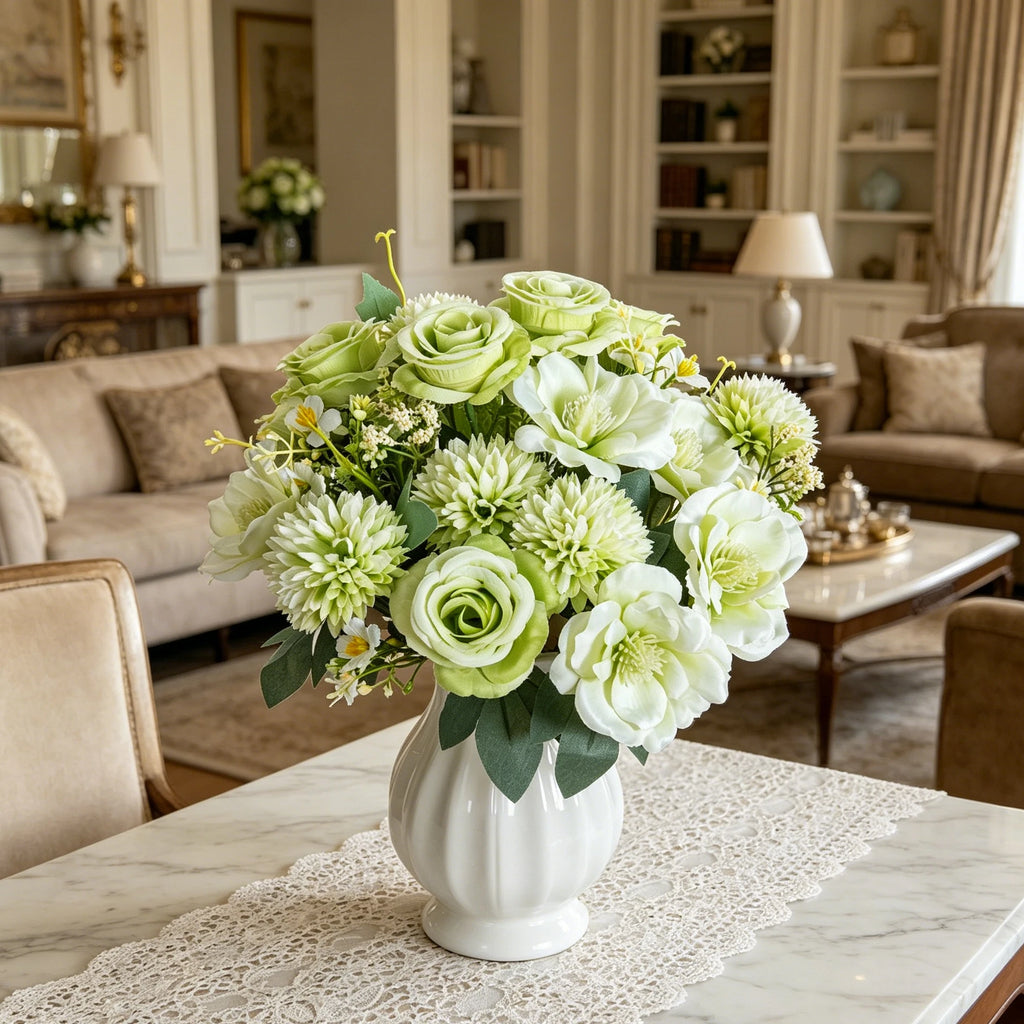 Artificial Silk Rose Bouquet for Home, Wedding & Garden Decor Artificial Silk Roses Babs