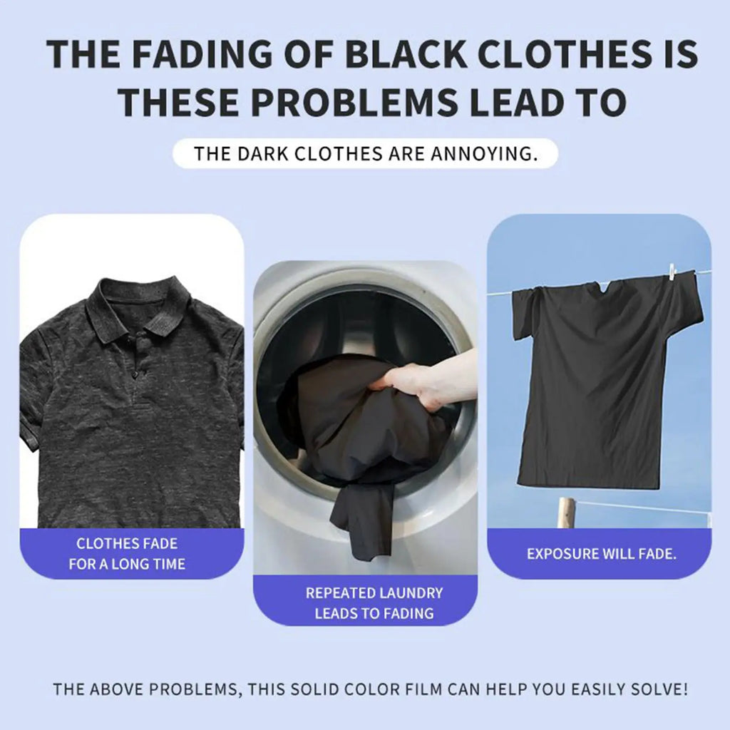 Black Fabric Dye Laundry Tablets – Color Protection Sheets 10pk Fabric Dye Tablets Babs