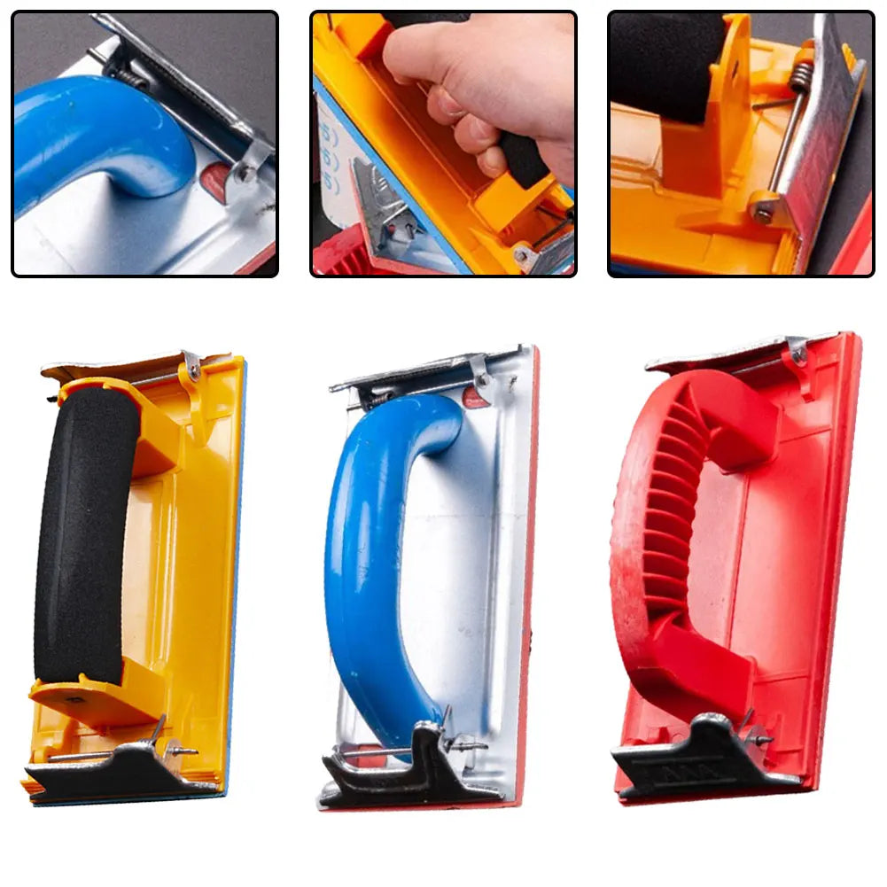 DAZZLEEX Hand Sander Block for Wood Metal & Drywall Sanding Hand Sanding Block Babs