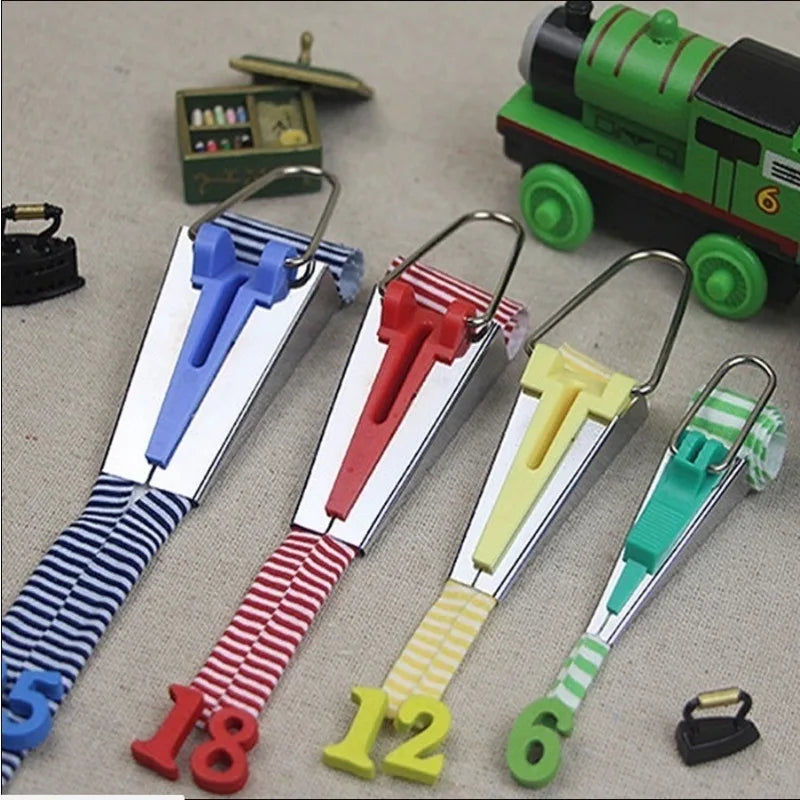 Fabric Bias Tape Maker Set – 4 Sizes 6mm 12mm 18mm 25mm Bias Tape Maker Babs