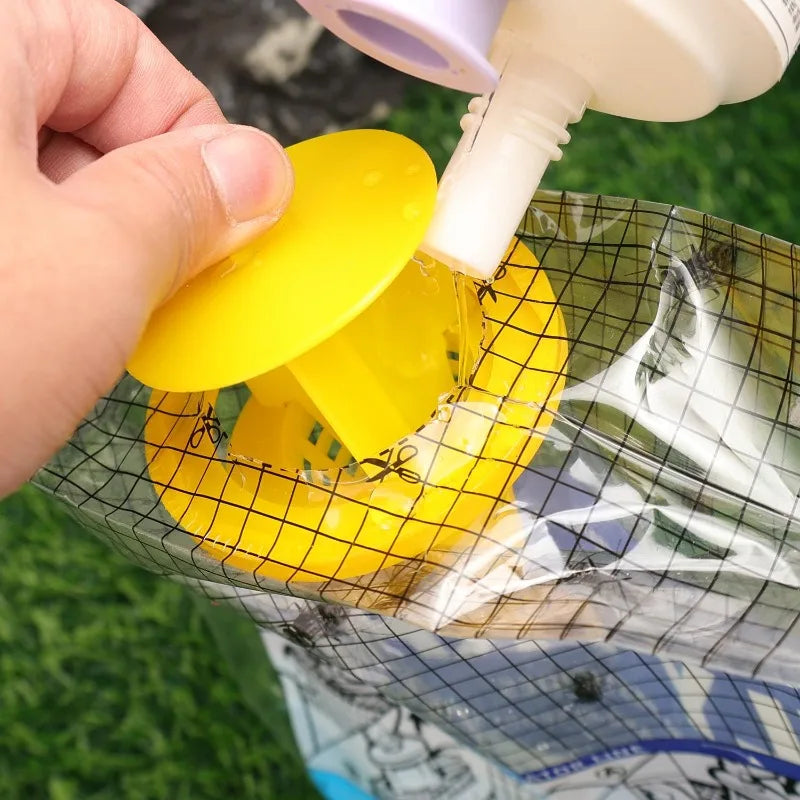 Outdoor Hanging Fly Trap Bag – High Capacity Disposable Catcher Fly Trap Bag Babs