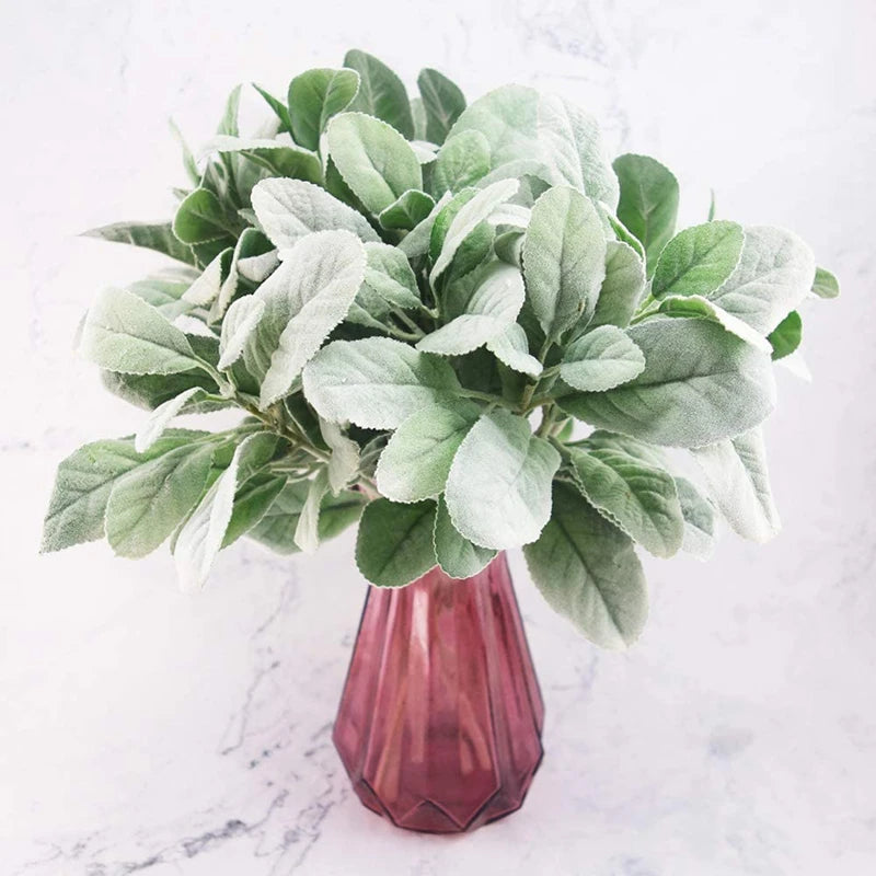 Artificial Flocking Rabbit Ear Grass | Wedding & Home Décor Artificial Grass Stem Babs