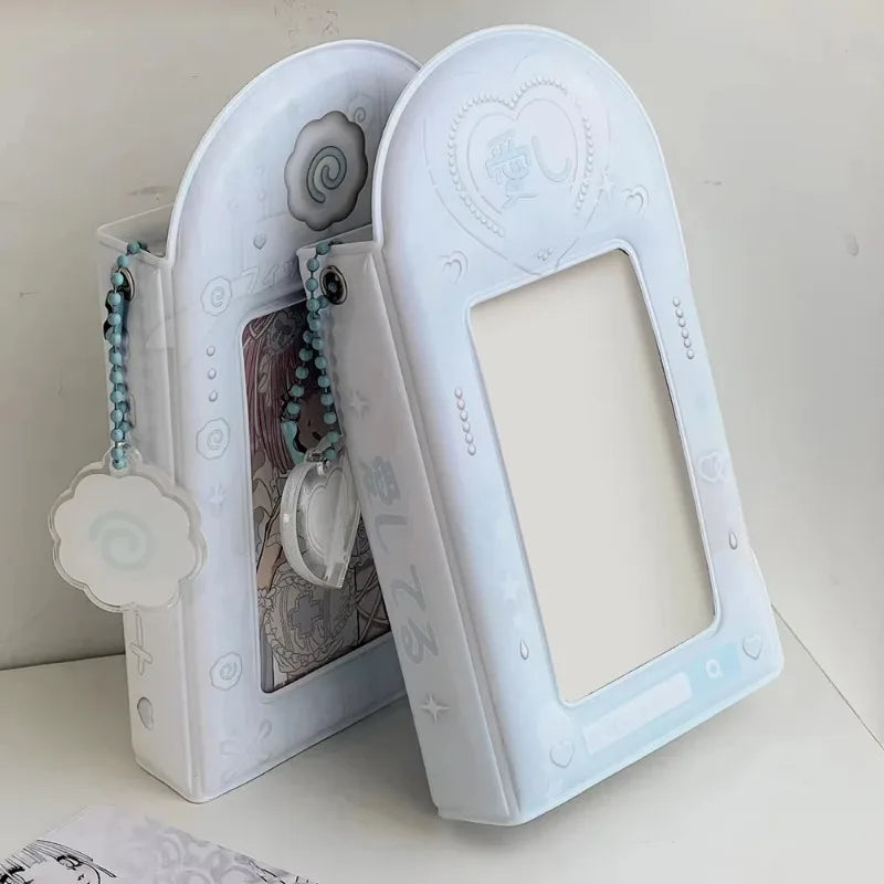Cute Pattern 32-Slot Card Holder – PVC Portable Card Organizer Card Holder Wallet Babs