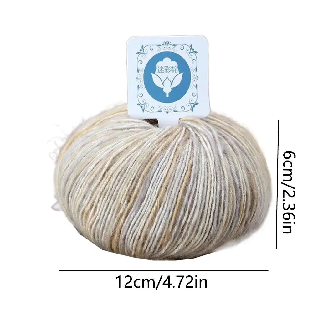 Multicolored Variegated Worsted Knitting Yarn – Super Soft Knitting Yarn Babs