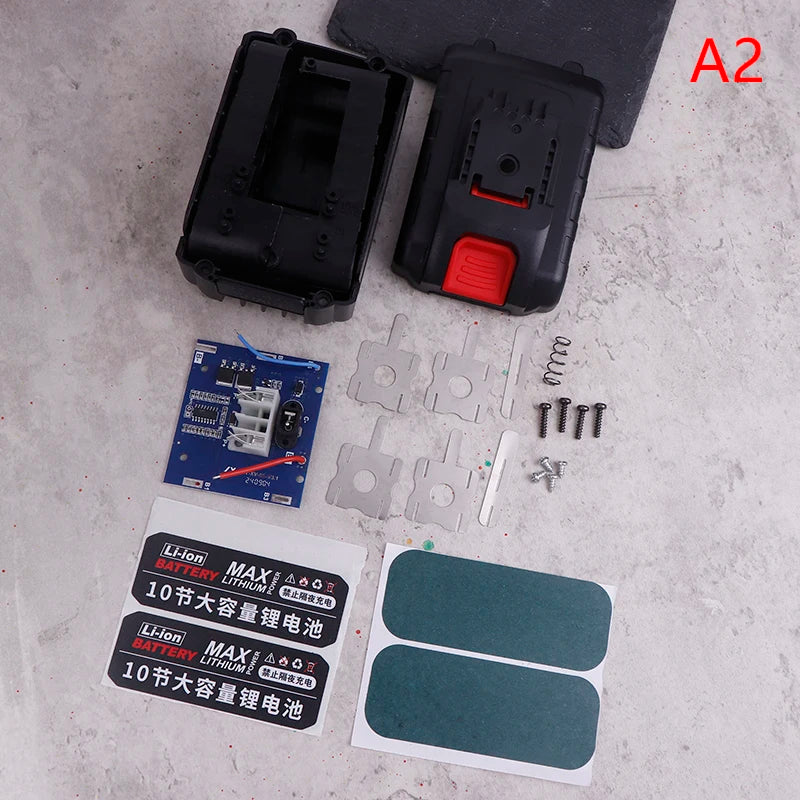 21V 18650 Li-ion Battery Case Pack Kit – 5/10 Cell Shell Battery Case Kit Babs A2