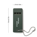 3-Frequency High Decibel Survival Whistle for Hiking & Camping Survival Whistle Babs 1pcs