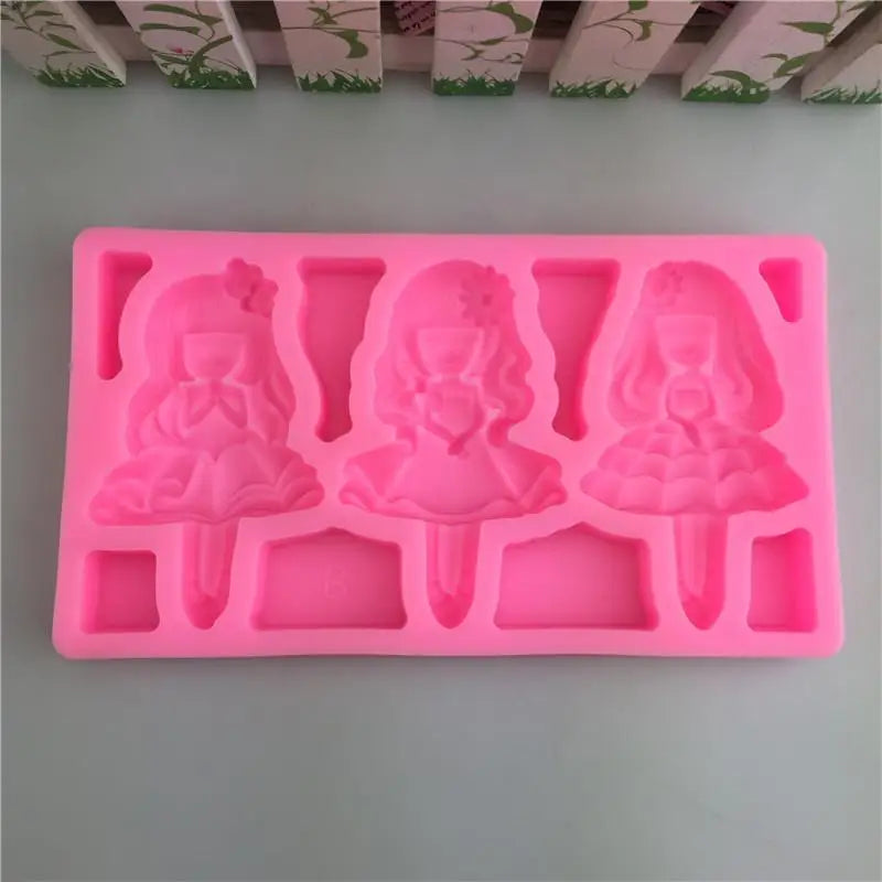 Princess Doll Silicone Mold | Fondant & Chocolate Cake Topper Silicone Baking Mold Babs