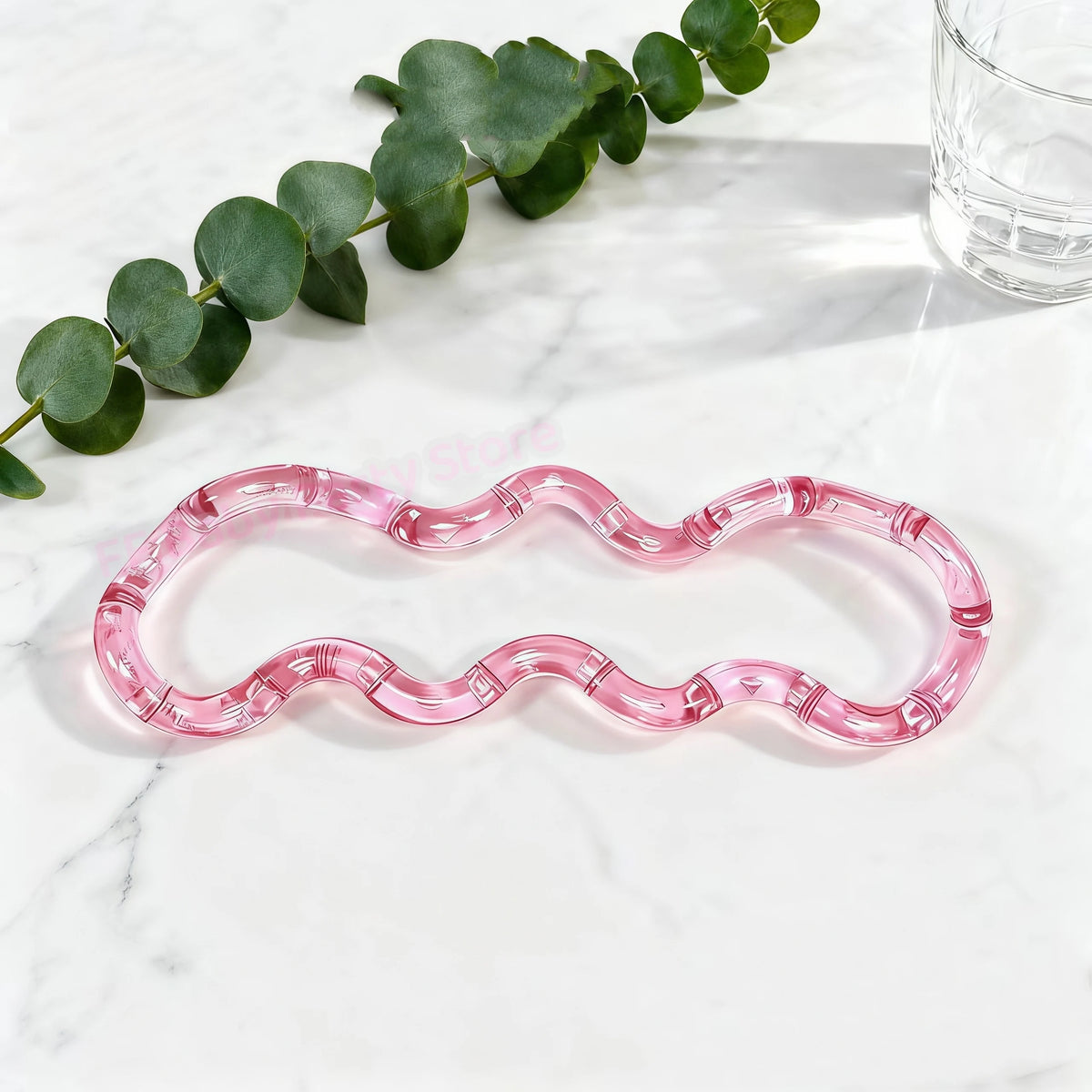 Rainbow Tangle Fidget Toy – Deformable Rope Knot Fun Gift Fidget Toy Babs pink