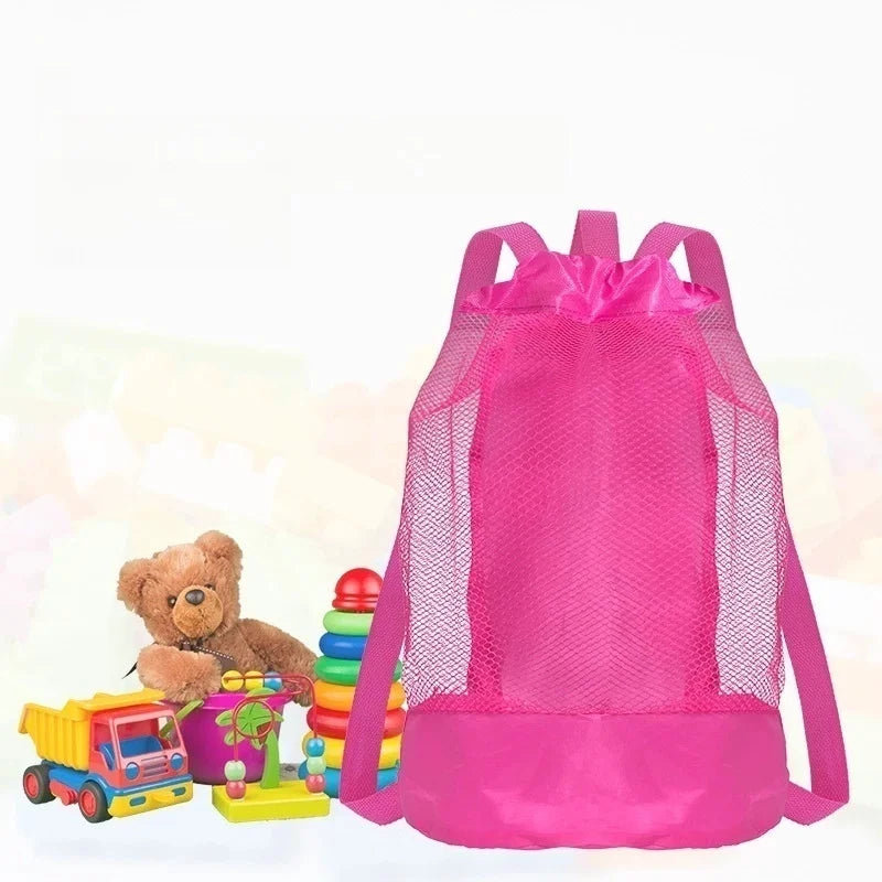 Mesh Travel Backpack Beach Bag Toiletry Pouch Compression Sack Mesh Travel Backpack Babs