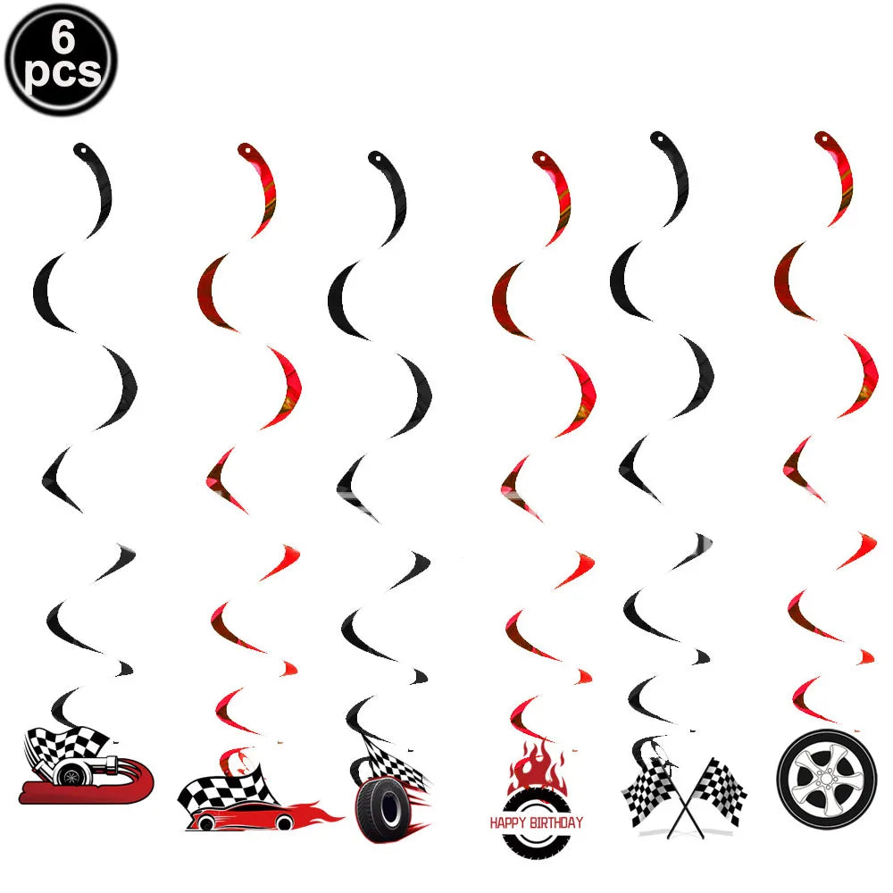 Race Car Tire Paper Napkins – Birthday & Baby Shower Party Supplies