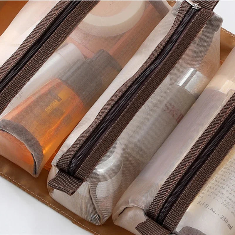 Women's Travel Cosmetic Bag – Large PVC Makeup Storage Organizer Travel Cosmetic Bag Babs