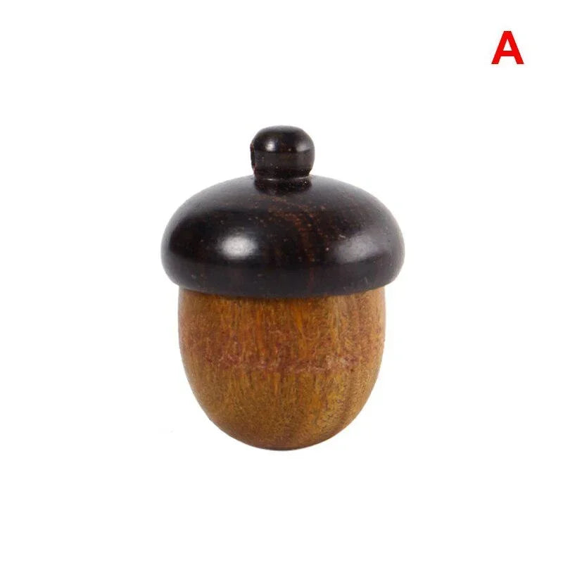 Acorn Wooden Pendant Box – Essential Oil Diffuser & Keepsake Wooden Aromatherapy Pendant Babs A