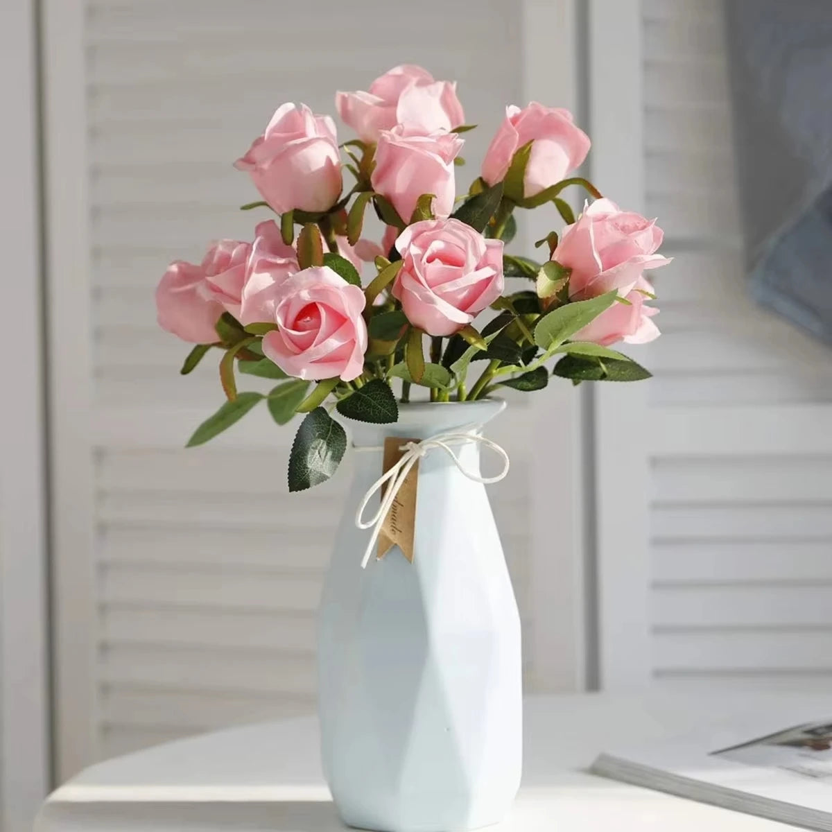 Artificial Silk Rose Bouquet – Wedding & Home Decor Artificial Flower Bouquet Babs