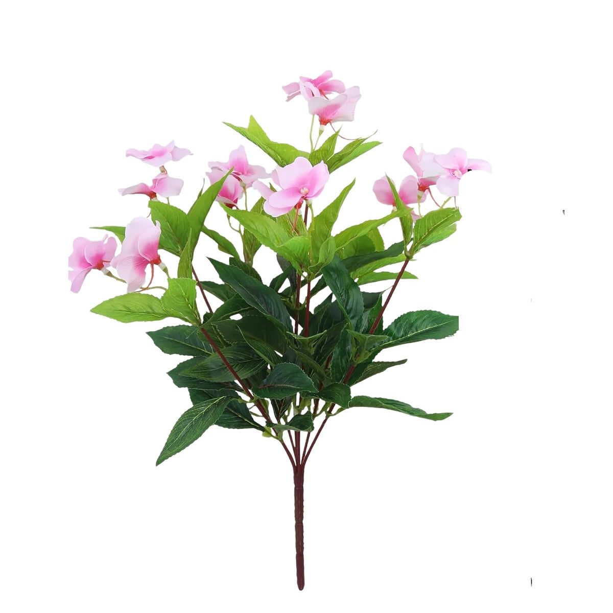 Silk Rose Artificial Flower Bouquet – Wedding & Home Décor Artificial Flower Bouquet Babs Pink 1PC