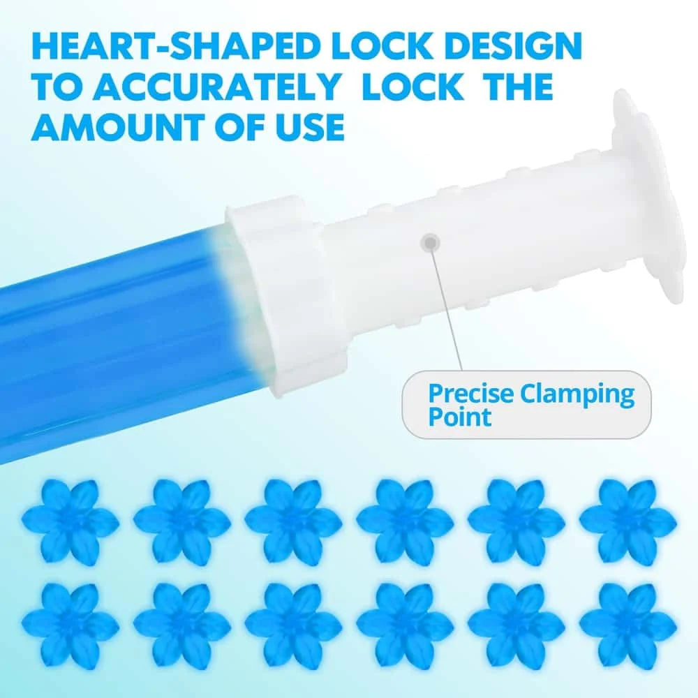 Toilet Gel Cleaner Flower Stamp – 6 Scents, Antibacterial Toilet Gel Cleaner Babs