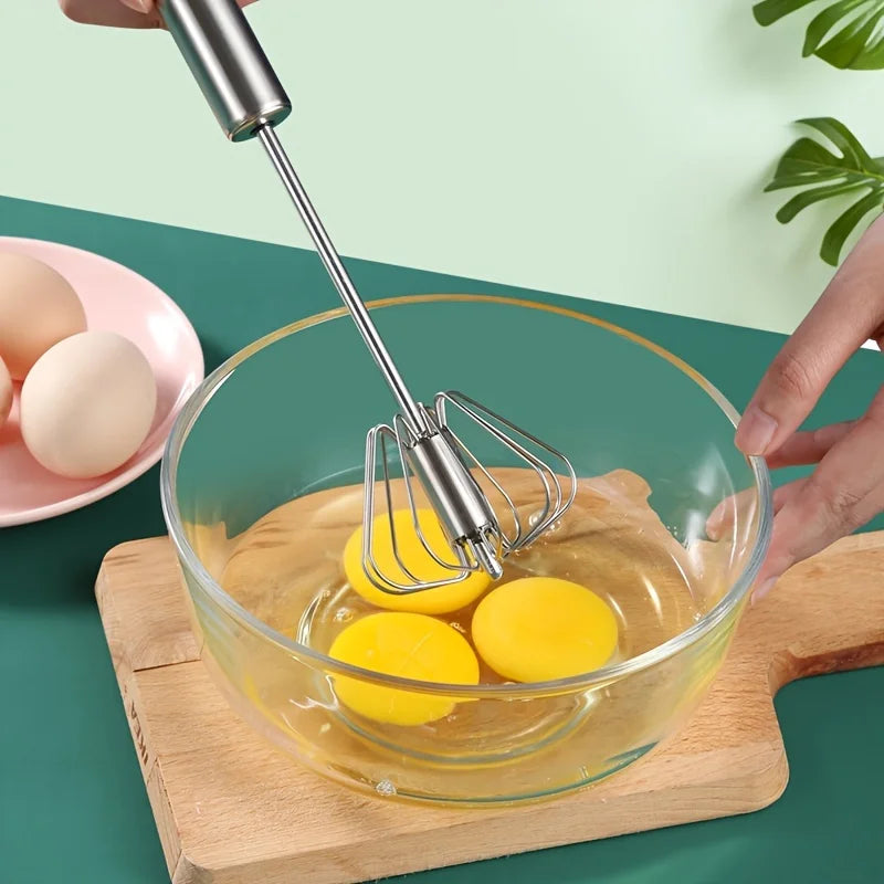 Stainless Steel Dough Whisk & Hand Blending Stick | Baking Kitchen Whisk Babs