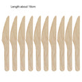 Disposable Wooden Cutlery Set 60/120/360 Pcs – Knife Fork Spoon Disposable Cutlery Set Babs Knife 360pcs