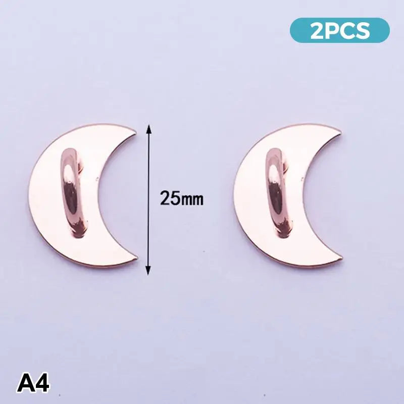 2pcs Adhesive Metal Phone Charm Holder & Keychain Loop Hook Phone Charm Holder Babs A4