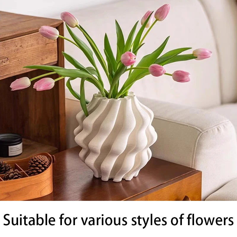 Nordic Ceramic Vase | Modern Aesthetic Sculptural Home Décor Ceramic Decorative Vase Babs