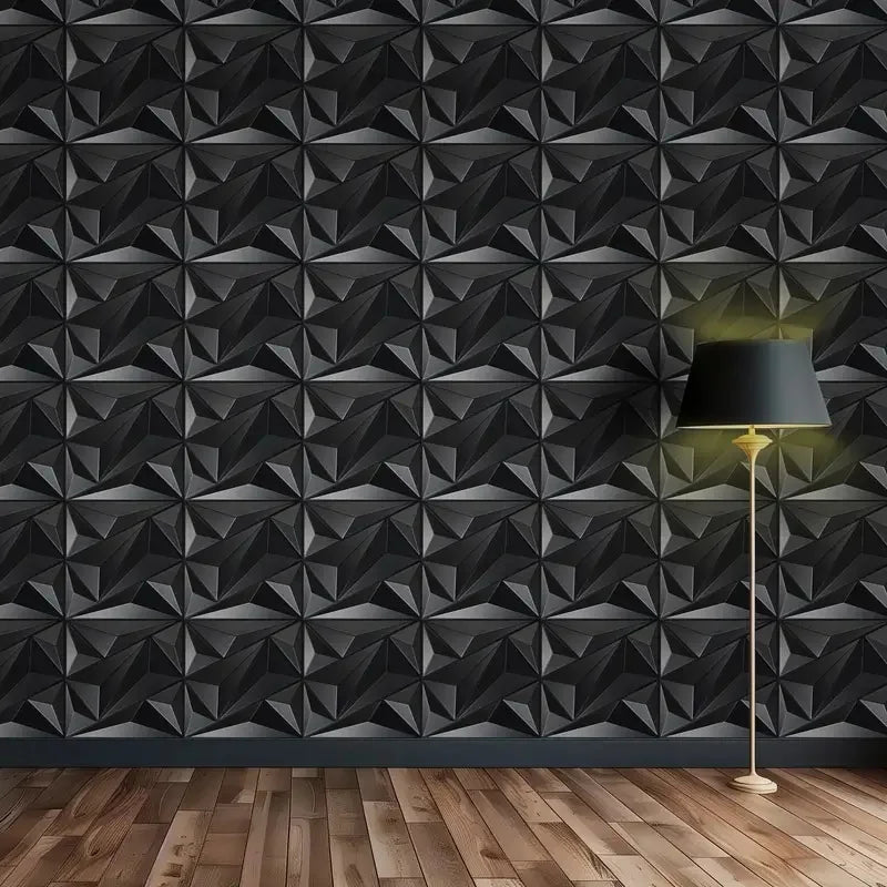 3D PVC Wall Panels 30x30cm Geometric DIY Home Décor – 10pcs 3D Wall Panels Babs