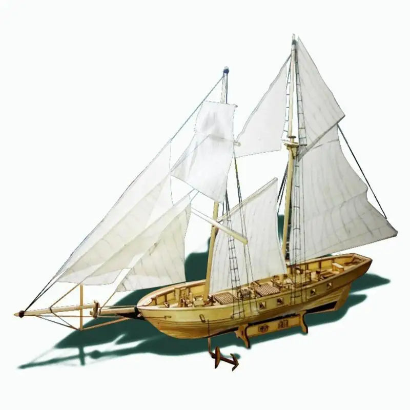 Harvey Wooden Sailboat Model Kit – DIY Ship Assembly Set Wooden Model Kit Babs 1pc