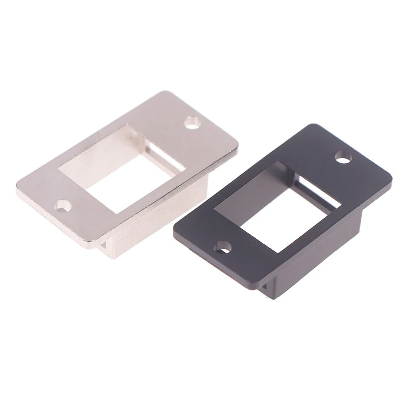 RJ45 1-Port Metal Keystone Panel Mount Bracket Adapter Holder Keystone Panel Bracket Babs