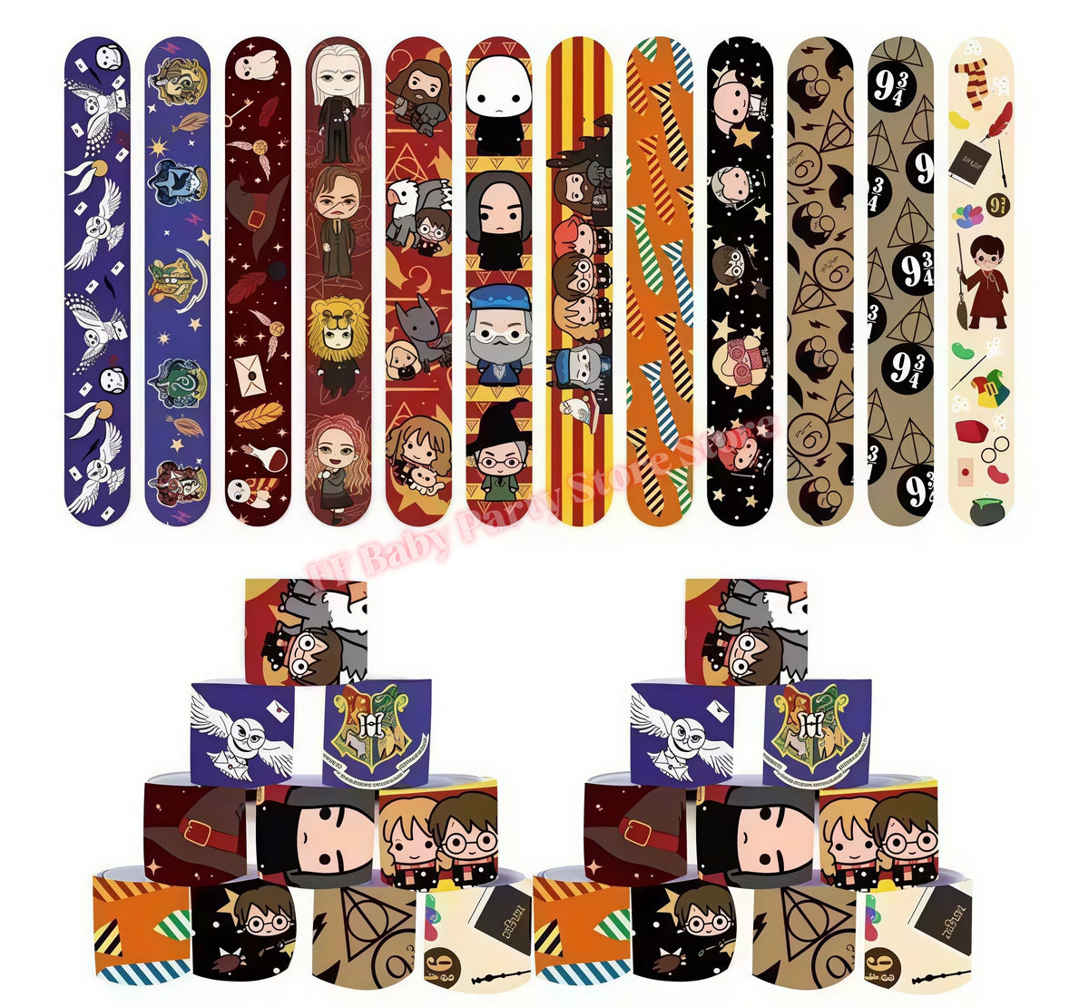 Magic Academy Kids Party Favors – Bracelets, Keychains & Balloons Kids Party Favors Babs 10pcs Slap bracelets