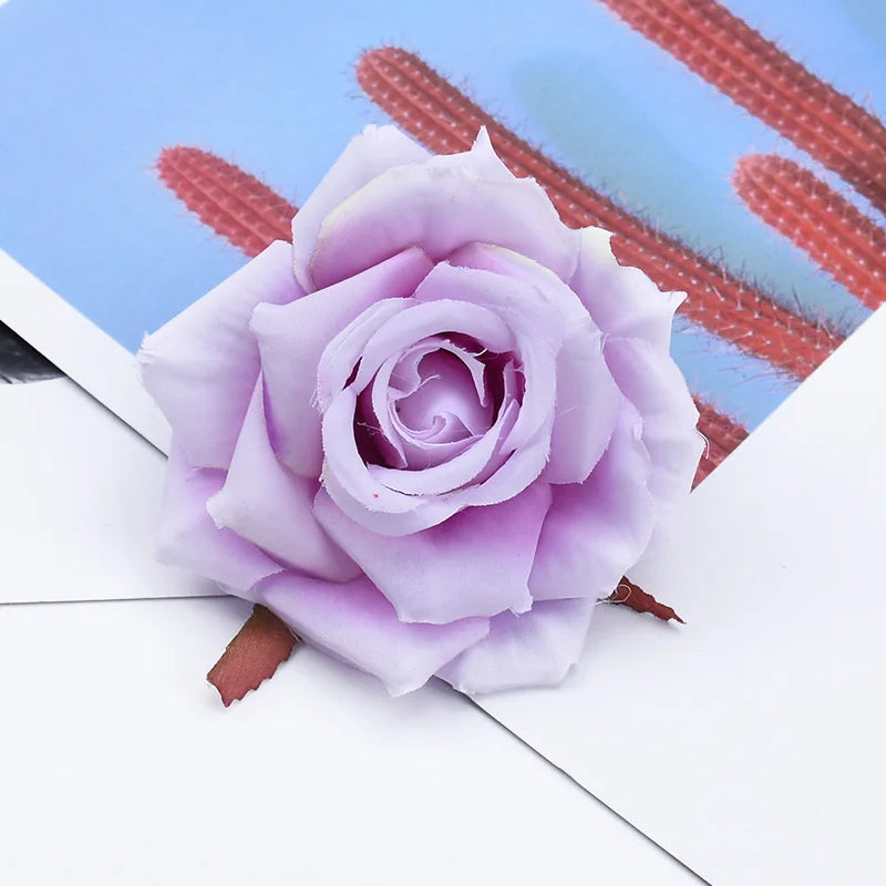 Silk Rose Artificial Flowers 20/40 Pcs – Wedding & Home Décor Artificial Silk Flowers Babs color 12 20 Pieces