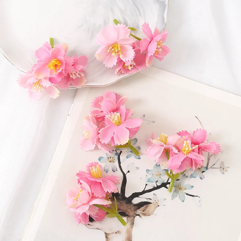 10/20Pcs 7cm Silk Artificial Rose Flower Heads – Wedding & Home Décor Artificial Flower Heads Babs