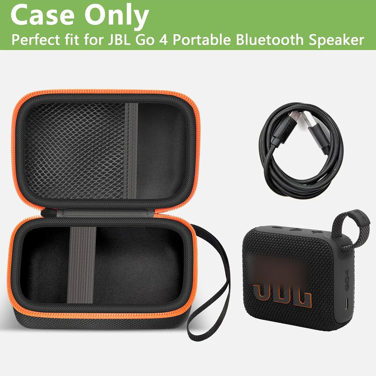Carrying Case for JBL Go 4 / Go 3 / Go 2 Bluetooth Speaker Speaker Carrying Case Babs