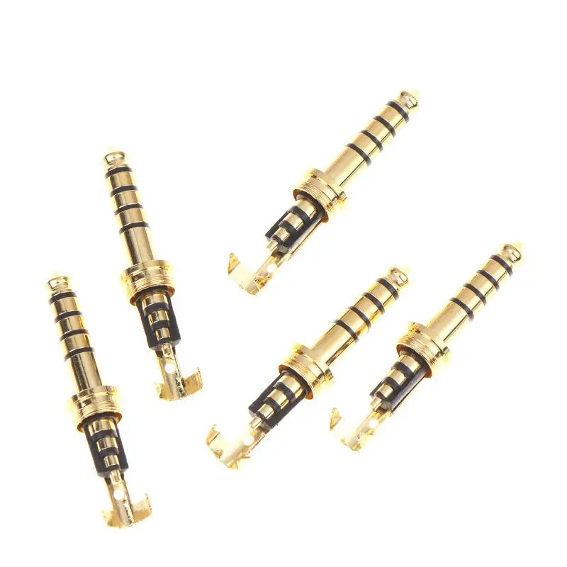 4.4mm Gold Plated Balanced Plug 5-Pole Pentaconn Connector Audio Plug Connector Babs