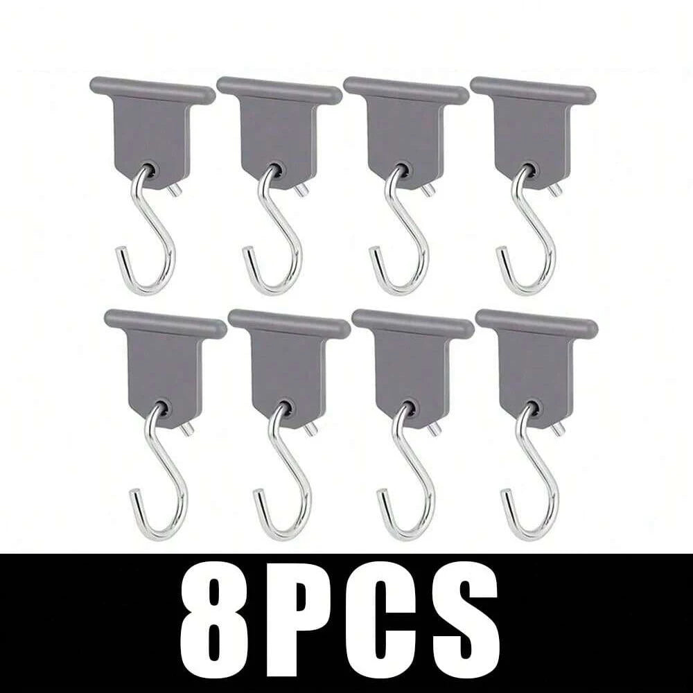 8-Piece RV Awning S-Hooks – Camping Party Light Hangers Awning Hook Set Babs 8PCS