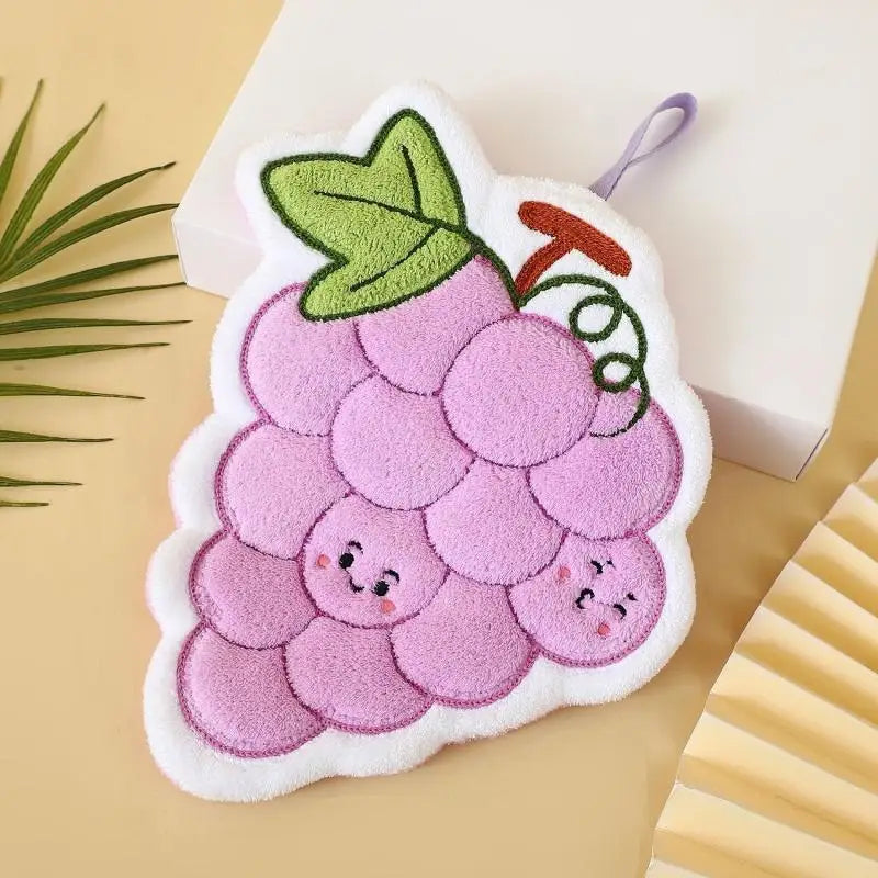 Fruit Shaped Hanging Hand Towels – Kitchen & Bathroom Decor Decorative Hand Towel Babs A