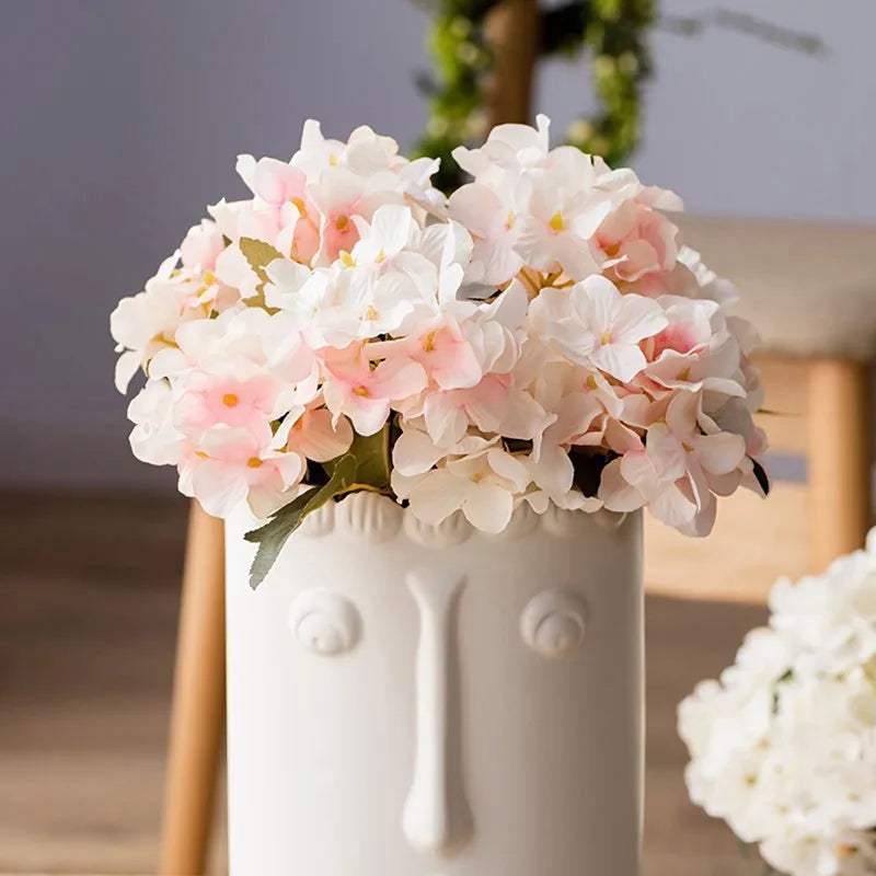 Silk Hydrangea Artificial Flowers – Wedding & Home Décor Artificial Flower Bouquet Babs