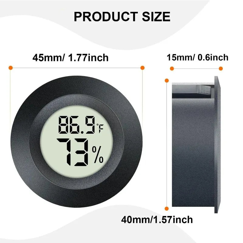 6-Pack Digital Hygrometer Thermometer – Indoor Humidity Monitor Hygrometer Thermometer Babs
