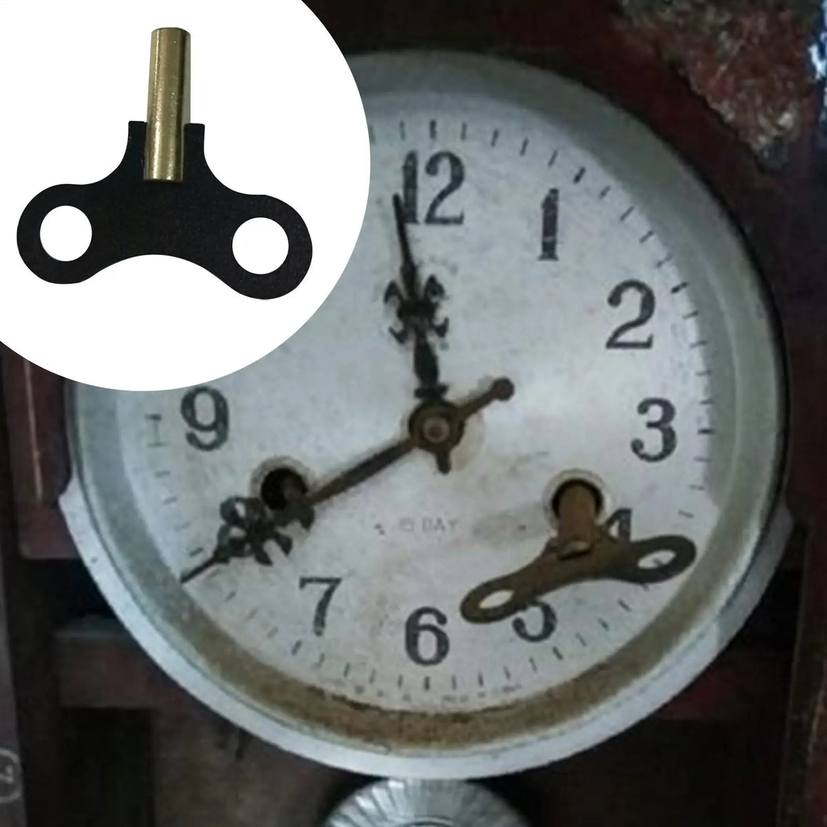Steel Clock Winding Key for Wall & Desk Mechanical Clocks Clock Winding Key Babs