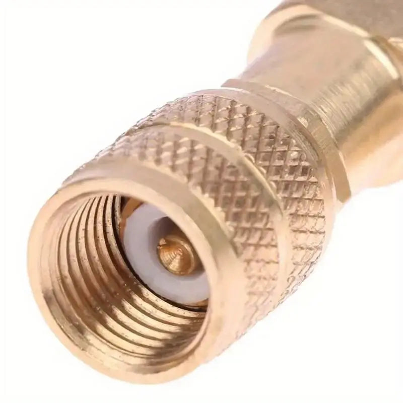 R410A R22 Refrigerant Charging Adapter – 1/4" Copper Safety Valve HVAC Charging Adapter Babs